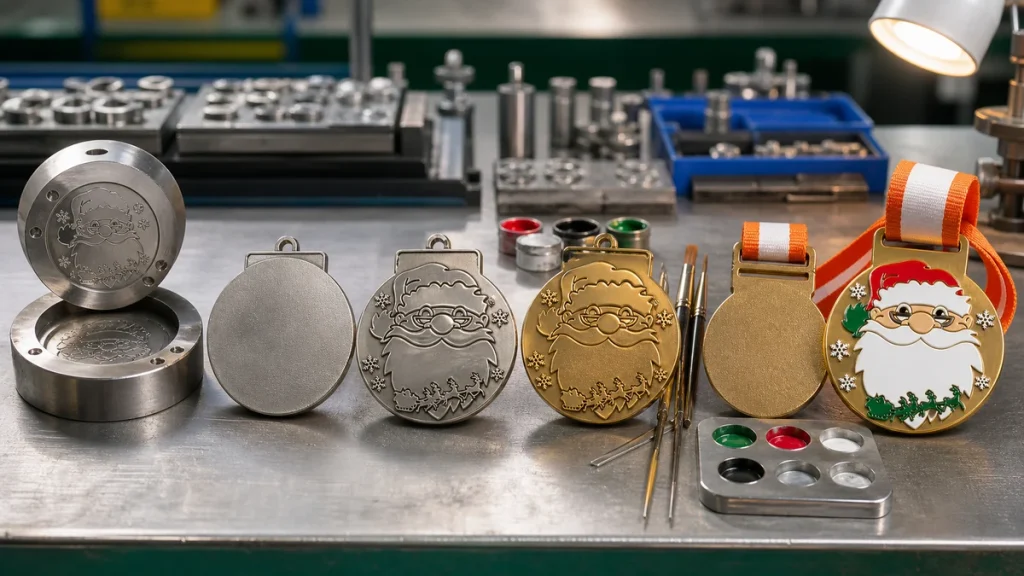 Cómo se fabrican las medallas metálicas: del diseño a la calidad